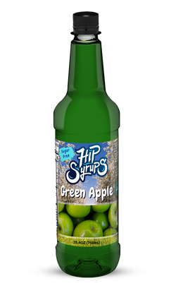 Mitten Gourmet Green Apple Sugar Free Hip Syrup - 25.4 OZ 6 Pack