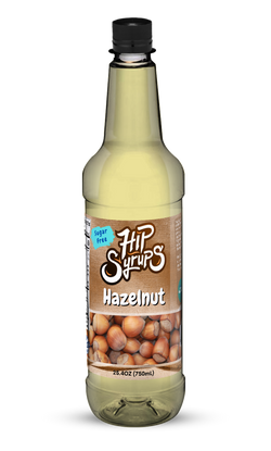 Mitten Gourmet Hazelnut Sugar Free Hip Syrup - 25.4 OZ 6 Pack