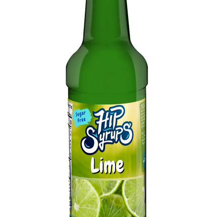 Mitten Gourmet Lime Sugar Free Hip Syrup - 25.4 OZ 6 Pack