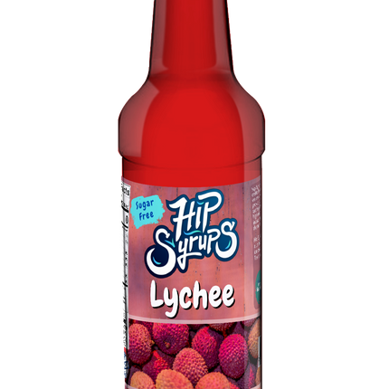 Mitten Gourmet Lychee Sugar Free Hip Syrup - 25.4 OZ 6 Pack
