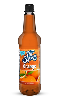 Mitten Gourmet Orange Sugar Free Hip Syrup - 25.4 OZ 6 Pack