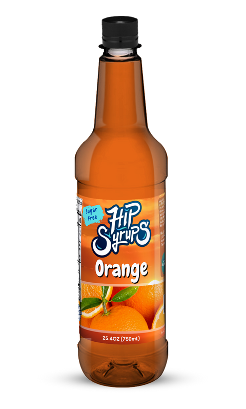 Mitten Gourmet Orange Sugar Free Hip Syrup - 25.4 OZ 6 Pack