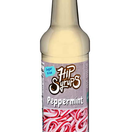 Mitten Gourmet Peppermint Sugar Free Hip Syrup - 25.4 OZ 6 Pack