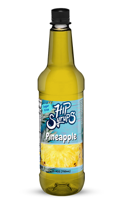 Mitten Gourmet Pineapple Sugar Free Hip Syrup - 25.4 OZ 6 Pack
