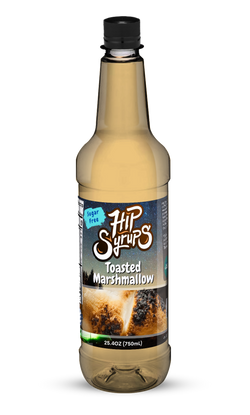 Mitten Gourmet Toasted Marshmallow Sugar Free Hip Syrup - 25.4 OZ 6 Pack