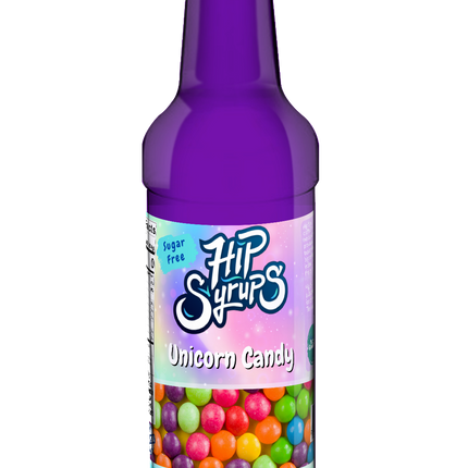 Mitten Gourmet Unicorn Candy Sugar Free Hip Syrup - 25.4 OZ 6 Pack