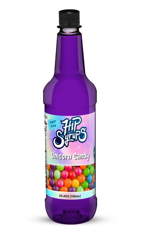 Mitten Gourmet Unicorn Candy Sugar Free Hip Syrup - 25.4 OZ 6 Pack