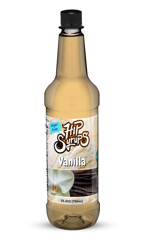 Mitten Gourmet Vanilla Sugar Free Hip Syrup - 25.4 OZ 6 Pack