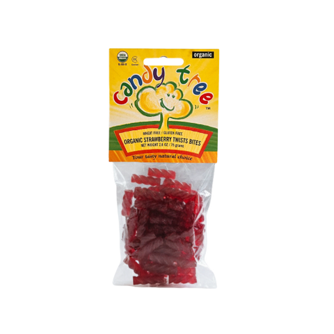 Naturally Fc Organic Strawberry Licorice Twists Bites - 2.6 OZ 12 Pack