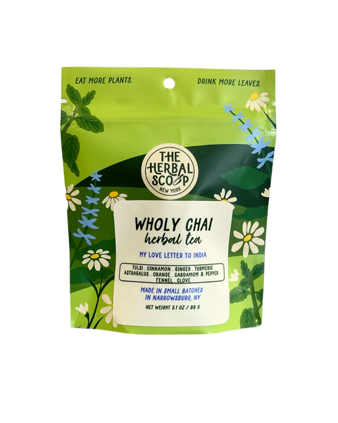 The Herbal Scoop Wholy Chai - 3.1 OZ 36 Pack