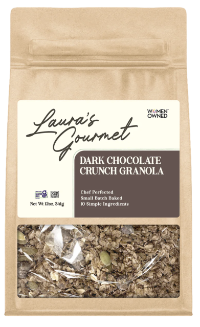 Laura's Gourmet Dark Chocolate Crunch - 12 OZ 12 Pack