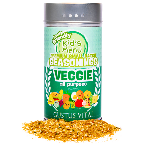Gustus Vitae Kid's Menu: Veggie: All Purpose Seasoning - 6.2 OZ 4 Pack
