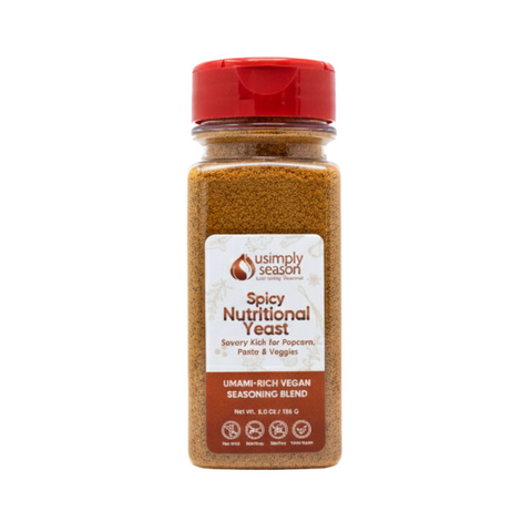 USimplySeason Spicy Nutritional Yeast 156 G - 5.5 OZ 6 Pack