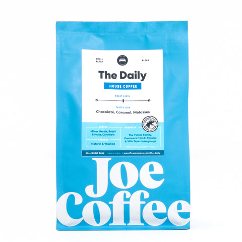 Joe Coffee Company The Daily Whole Bean Coffee, Medium Roast - 12 OZ 6 Pack