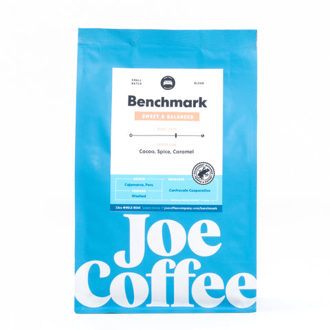 Joe Coffee Company Benchmark Whole Bean Coffee, Medium Roast - 12 OZ 6 Pack