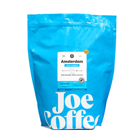 Joe Coffee Company Amsterdam Ground Coffee, Medium/Dark Roast - 2 LB 2 Pack