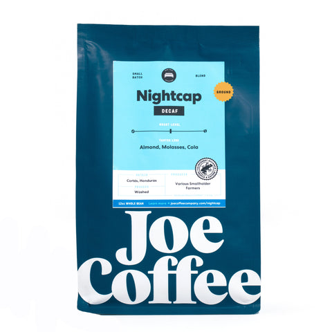 Joe Coffee Company Nightcap Decaffeinated Ground Coffee - 12 OZ 6 Pack