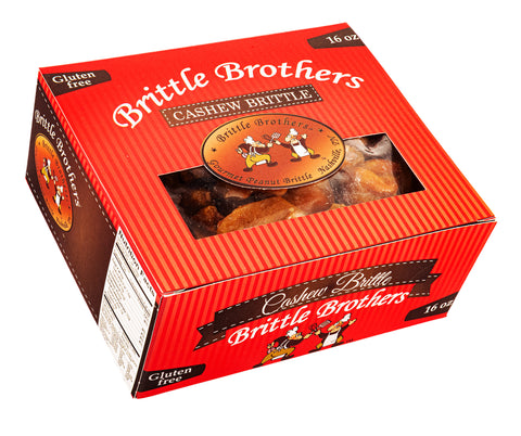 Brittle Brothers Cashew Brittle - 16 OZ 24 Pack