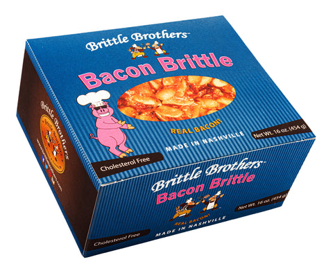 Brittle Brothers Bacon Peanut Brittle - 16 OZ 24 Pack