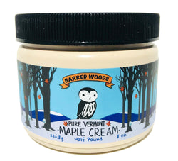 Barred Woods Maple Pure Vermont Maple Cream - 8 OZ 12 Pack