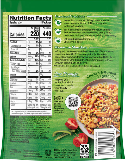 Knorr Noodles & Sauce Broccoli Cheddar 4.3 OZ