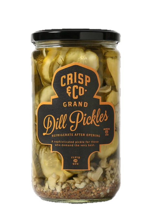 Crisp & Co Grand Dill Pickles - 24 OZ 6 Pack
