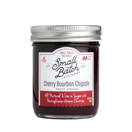 Small Batch Kitchen Cherry Bourbon Chipotle Fruit Spread - 8 OZ 6 Pack