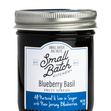 Small Batch Kitchen Blueberry Basil Fruit Spread - 8 OZ 6 Pack