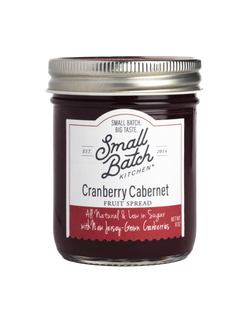Small Batch Kitchen Cranberry Cabernet Seasonal Fruit Spread - 8 OZ 6 Pack