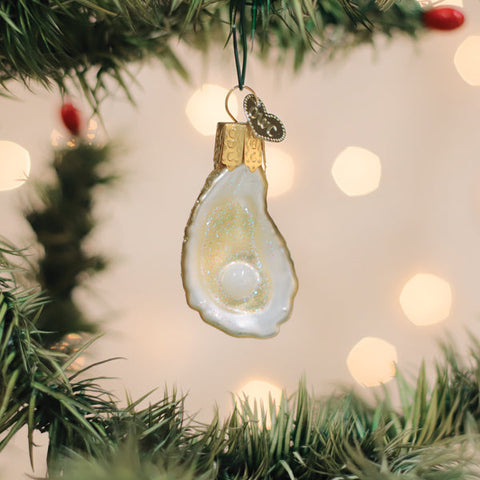 Mini Oyster With Pearl Ornament