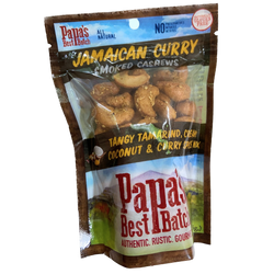 Papa's Best Batch Jamaican Curry Smoked Cashews - 3 OZ 12 Pack