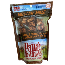 Papa's Best Batch Mexican Mole Smoked Cashews - 3 OZ 12 Pack