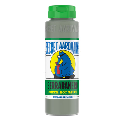 Secret Aardvark Serrabanero Green Hot Sauce - 8 FL OZ 6 Pack