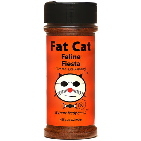 Fat Cat Gourmet Foods Feline Fiesta Taco and Fajita Seasoning - 3.25 OZ 12 Pack