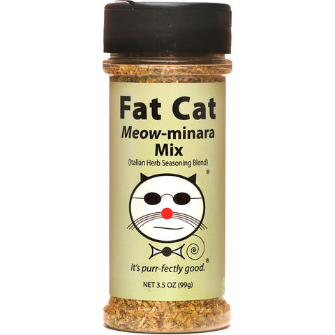 Fat Cat Gourmet Foods Meow-minara Italian Herb Seasoning Blend - 3.5 OZ 12 Pack