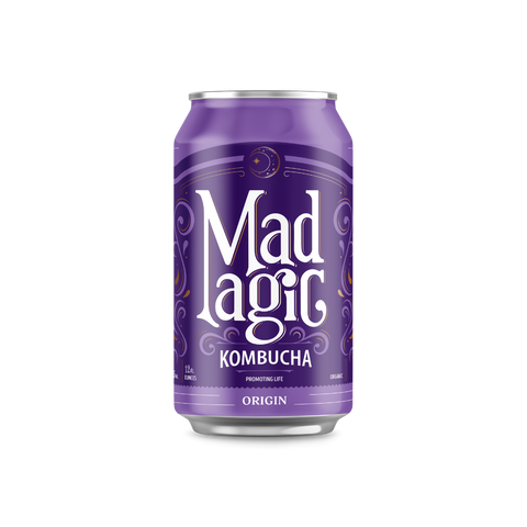 Mad Magic Kombucha Origin Kombucha - 12 FL OZ 24 Pack