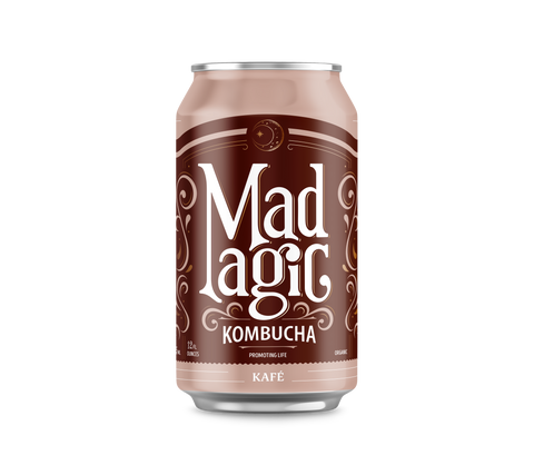 Mad Magic Kombucha Kafe Kombucha - 12 FL OZ 24 Pack