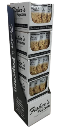 Fisher's Popcorn of Delaware Small Pouch Caramel Dusted w/ White Cheddar Popcorn - 2 OZ 50 Pack