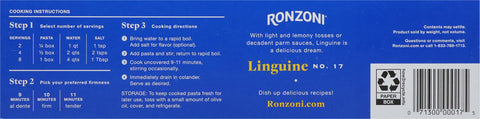 Ronzoni Pasta Linguine 16 OZ