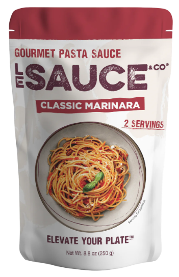 Le Sauce & Co. Classic Marinara Gourmet Pasta Sauce - 8.8 OZ 12 Pack