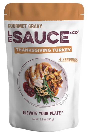 Le Sauce & Co. Thanksgiving Turkey Gourmet Gravy - 8.8 OZ 12 Pack