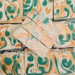 ESSENTIALLY NOLA Artisan Soap -SATSUMA - CITRUS BLAST - 5.5 OZ 6 Pack