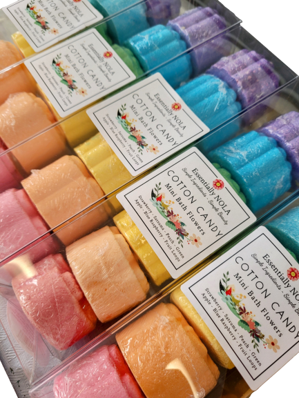 ESSENTIALLY NOLA Flower Power  Bath Bombs - Mini Gift Set - 15 OZ 6 Pack