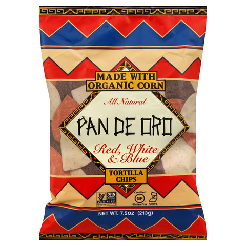 Pan De Oro Tortilla Chips Mexican Street Corn 7.5 oz - 6.5 OZ 12 Pack