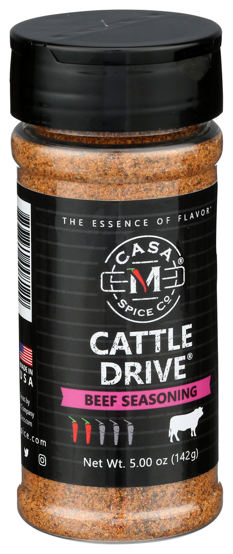 Casa M Spice Co Cattle Drive Beef Seasoning - 5 OZ 6 Pack