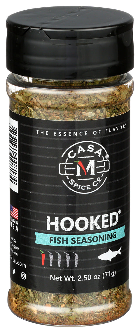 Casa M Spice Co Hooked Fish Seasoning - 2.5 OZ 6 Pack