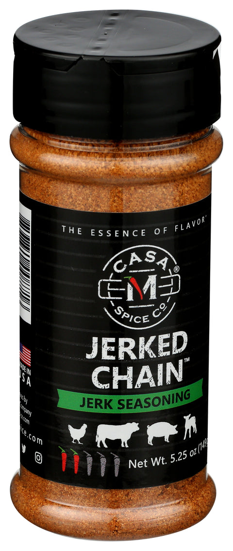 Casa M Spice Co Jerked Chain Jerk Seasoning - 5.25 OZ 6 Pack