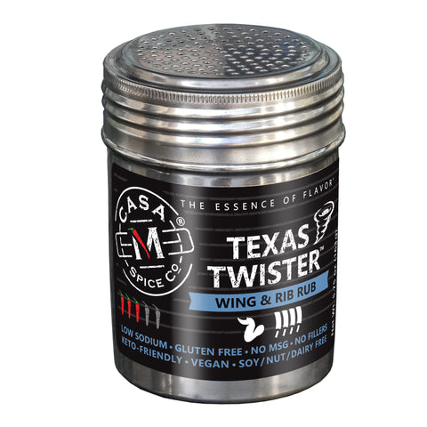 Casa M Spice Co Texas Twister Wing and Rib Rub - 5.75 OZ 6 Pack