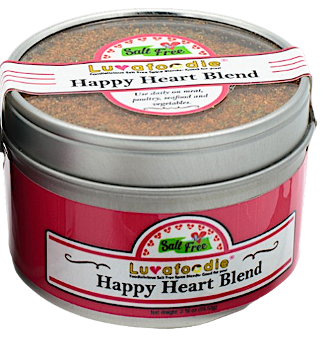 Luv A Foodie Salt-Free Happy Heart Blend - 2.1 OZ 6 Pack