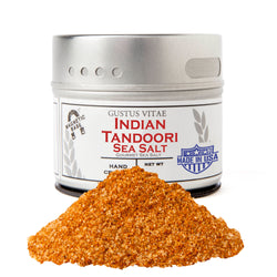 Gustus Vitae Indian Tandoori Sea Salt - 4 OZ 8 Pack